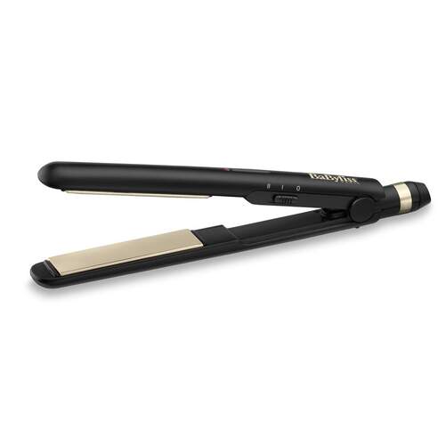 Plancha de pelo Babyliss ST089E - Revestimiento cerámico, 2 temperaturas, negro