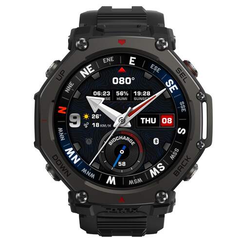 Smartwatch Amazfit T-REX 3 Pro Negro - 1,5" AMOLED, 27 días autonomía, GPS, Micrófono