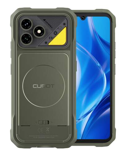 Cubot KingKong Dura 8/256 GB Verde - 6,88", 2 baterias extraibles 5000mAh, luz camping