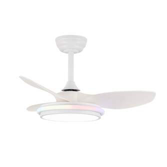 VENTILADOR TECHO CRISTAL STEL EVO MINI RGB