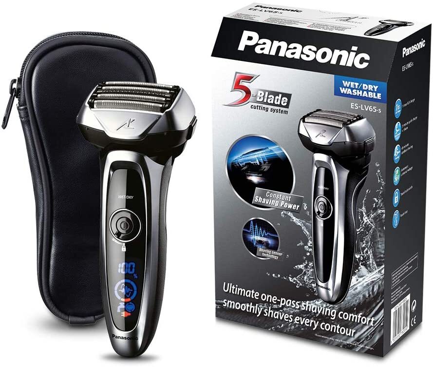 Afeitadora Panasonic ESLV65S803 - Batería 45min, Seco y mojado