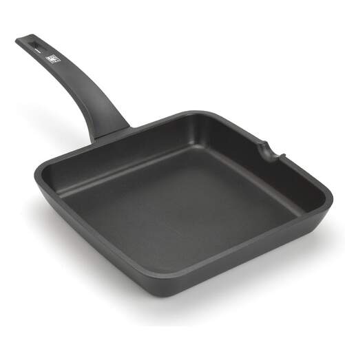 Sartén Grill BRA Efficient 28cm - Aluminio Fundido, Sin PFOA, Sin Rayas