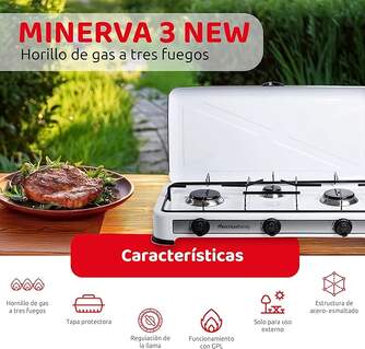 HORNILLO MECHIONI MINERVA3 GAS 3F BLANCO
