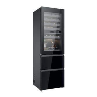 VINOTECA HAIER CSW9619ENGBW 190x60 40 BOT NF NEGRO