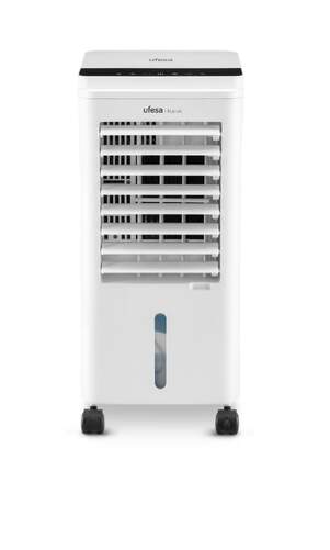 Climatizador evaporativo Ufesa Narvik - 5L, 65 W, 3 Modos, Mando a Distancia, Blanco, Negro
