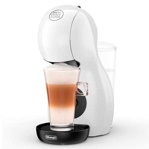 Cafetera Delonghi Piccolo XS EDG110WB - 1400W, 15 Bares, 0.8L, Apagado Automático, Blanca