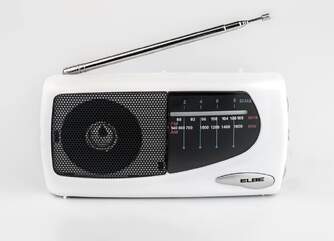 TRANSISTOR ELBE RF-52 PORTATIL ALTAVOZ BLANCO