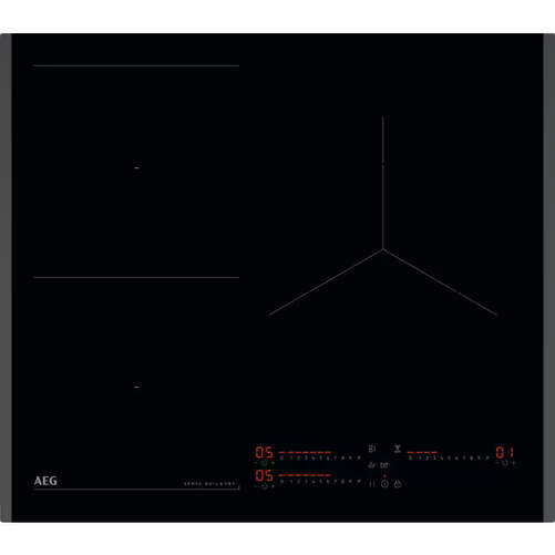 Placa Inducci&oacute;n AEG TI63IQ3BFB Sense Boil&Fry - 7350 W, 3 Zonas, T&aacute;ctil, Negro