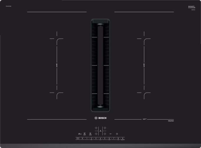 Placa Inducción Bosch PVQ731F25E 70cm - Extractor Integrado, 4 Zonas, DirectSelect, PerfectFry