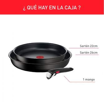 LOTE SARTENES TEFAL 22/26CM   M INGENIO UNLIMITED