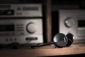 AURICULARES ELBE AU-889-TV DIADEMA CABLE 5MTS NEG