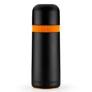 Termo BRA Efficient - 1 L, Para Liquidos, Negro, Naranja