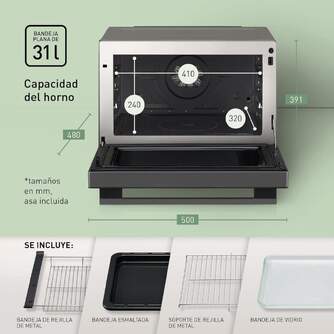 MICR. PANASONIC NNCS88LBEPG 4EN1 VAPOR CONVEC 31L