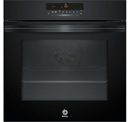 Horno Pirolítico Balay 3HB5888N6 - Clase A, Sonda Térmica, 12 Funciones, Hidrólisis, AutoChef, Negro