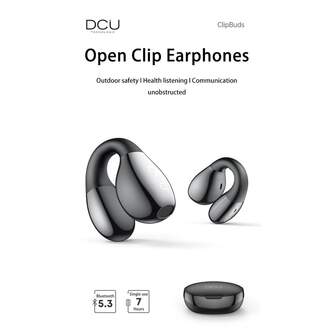AURICULARES DCU CLIP BUDS NEGROS