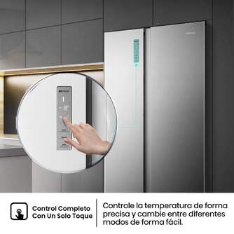 FRI. HISENSE RS677N4BIE 178x91 NF INOX DSP