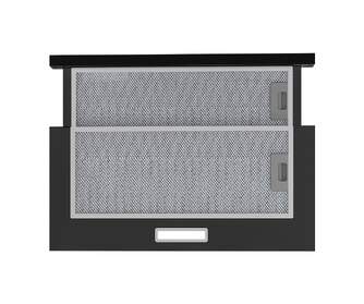 CAMPANA ARTICA ASLIDE60BN 60CM B NEGRA