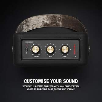 ALTAVOZ MARSHALL STOCKWELL II BLACK %%%amp; BRASS