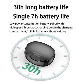 AURICULARES DCU CLIP BUDS NEGROS