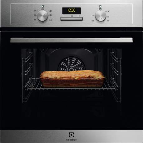 Horno Electrolux EOH3H00BX - 65 litros, Multi Aqua, Display, Inox