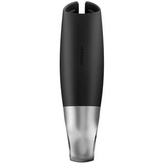 SATISFYER POWER MASTURBATOR BLACK SILVER