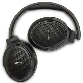 AURICULAR AIWA HST250BTBK BT MIC AUX 3,5 NEGRO