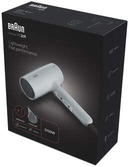 SECADOR BRAUN BRHD211E 2100W FILTRO EXTRAIBLE