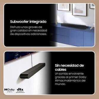 BARRASONIDO SAMSUNG HWS60D 5.0 200W DATMOS WF