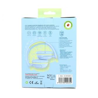 AURICULARES DCU INFANTILES DIADEMA CABLE AZUL