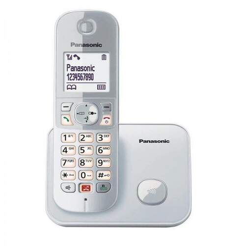 Teléfono Inalámbrico Panasonic KX-TG6851SPS (PLATA) - 100 Contactos, Contestador Aut., Bloqueos