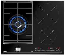 Placa Mixta Gas Natural + Inducci&oacute;n Teka JZC63312 - 3 Zonas, Exact Flame 9 Niveles,  3500W