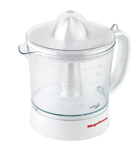 Exprimidor Magefesa Vitam 10 - 40W, Doble Juego Conos, Capacidad 1 Litro, Regulador pulpa