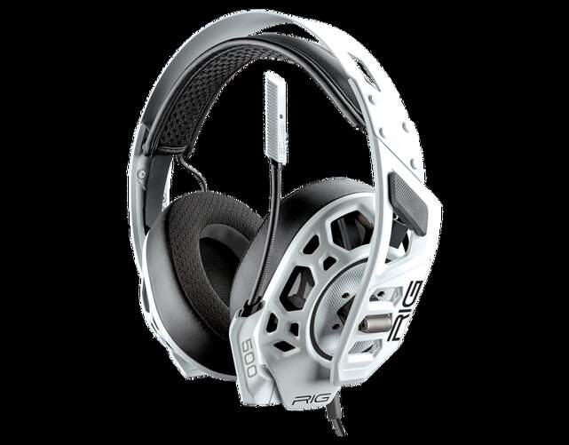 AURICULARES NACON RIG 500 PRO 3D MULTIPLATAFOM BL - Dolby Atmos, Al&aacute;mbrico, Blanco