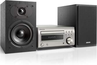 CADENA DENON D-M41DAB BLUETOOTH 30W SILVER/NEGRO