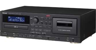REPRODUCTOR TEAC AD-850-SE CD CASSETTE USB NEGRO