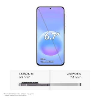 SMARTPHONE SAMSUNG A57 5G 8/256 6,7%%%quot; GRAY