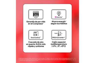 FRICOM. LG GBBS525APY 203x60 DSP INOX METALFRESH