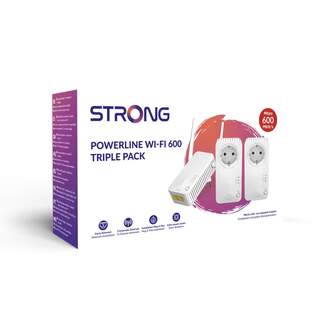 ADAPTADOR PLC STRONG POWERLINE 600 TRIPLE PACK