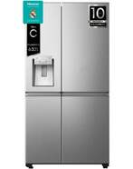 Frigor&iacute;fico Americano Hisense RS818N4TIC1 - 632 L, 180x91x72 cm, No Frost, Clase C, Inox
