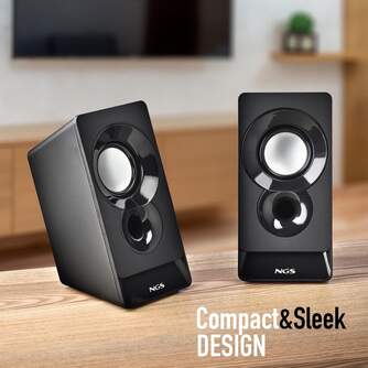 ALTAVOZ NGS PARA PC 12W NEGRO