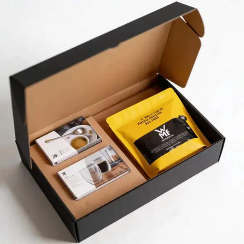 WELCOME KIT CAFE WMF (2 VASOS/6 CUCHARILLAS/CAFE)