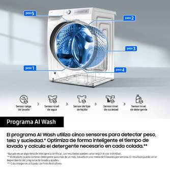 LVD. SAMSUNG WW11DB7B94GEU3 11K ATD BLANCA