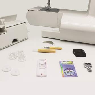 MAQUINA COSER ALFA PETIT 9PUNT LUZ LED MOTOR DC