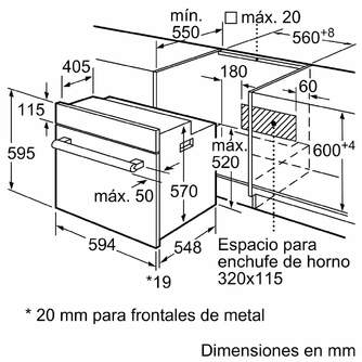 HORNO BALAY 3HB1000B0 BLAN ABATIBLE RADIACION