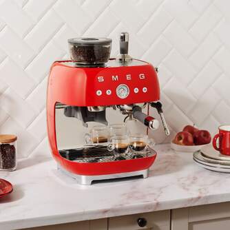 CAFET. SMEG EGF03RDEU MOLIN 20B 1650W EXPRESS ROJA