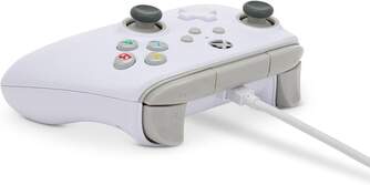 MANDO XBOX POWER A CON CABLE BLANCO