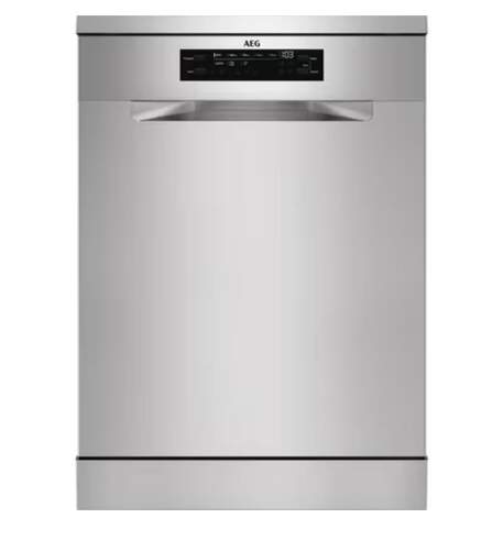 Lavavajillas AEG FFB64607ZM - 60 cm, Brazo aspersor satélite, Apertura de puerta, Clase C, Inox