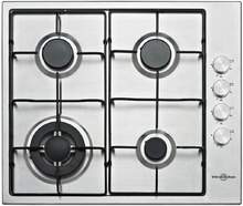 Encimera de gas Vitrokitchen EN640LIB - 4 fuegos, Gas butano, Inox