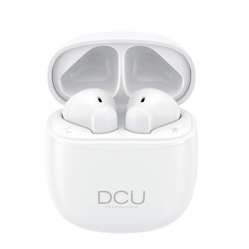 Auriculares DCU Earbuds mini Mate - Bluetooth, blanco