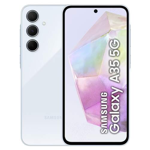 Samsung Galaxy A35 5G 8/256 GB Azul - 6,6", 50 mpx, Exynos 1380, ranura MicroSD, 5000 mAh